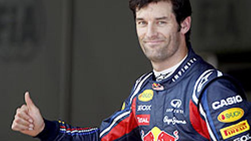 Webber le quita la &#039;&#039;pole&#039;&#039; a su compañero Vettel