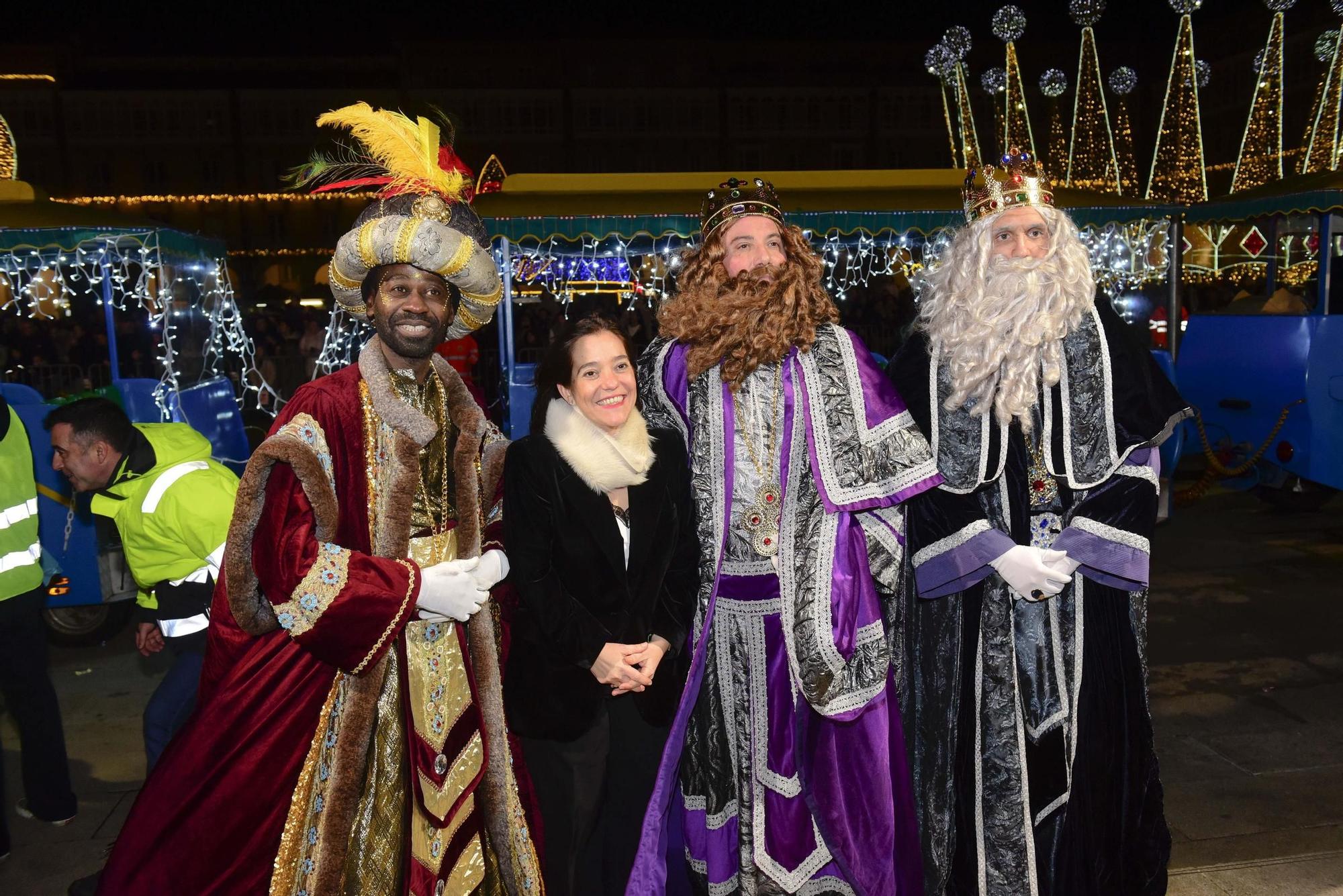 La llegada de los Reyes Magos a María Pita