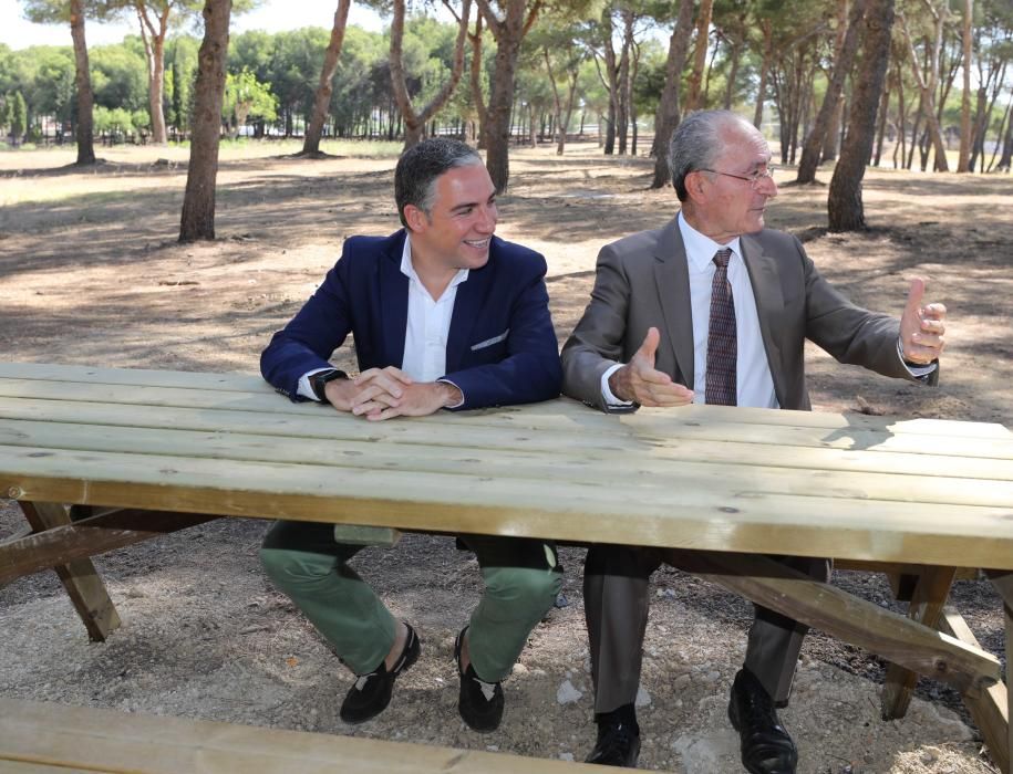 Inauguración del parque del Campamento Benítez.