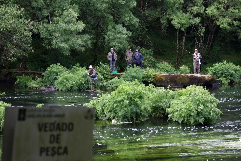 Primer día de la temporada de pesca del salmón