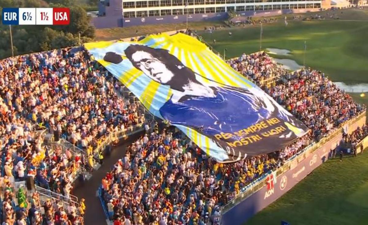 Seve Ballesteros fue recordado por los aficionados al inicio de la segunda jornada