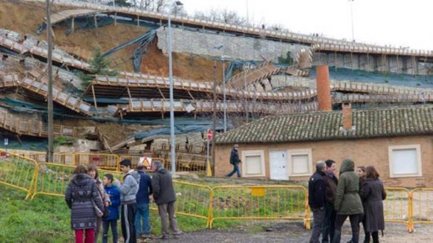 Se viene abajo una pasarela de medio kilómetro en Benavente