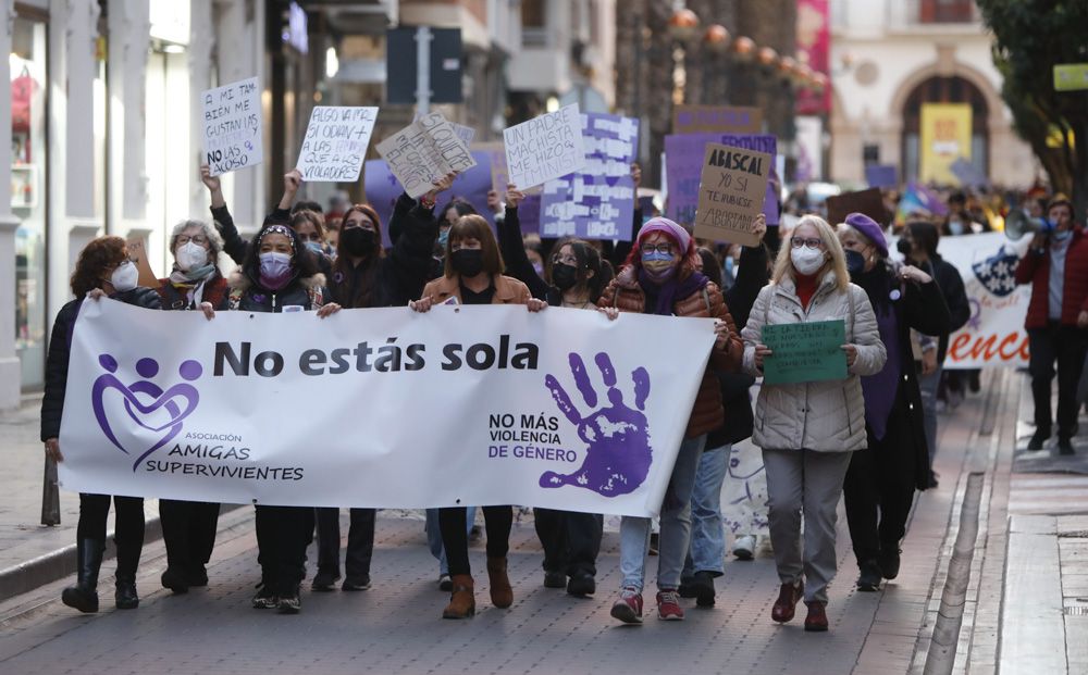 Manifestación del 8M en Sagunt.