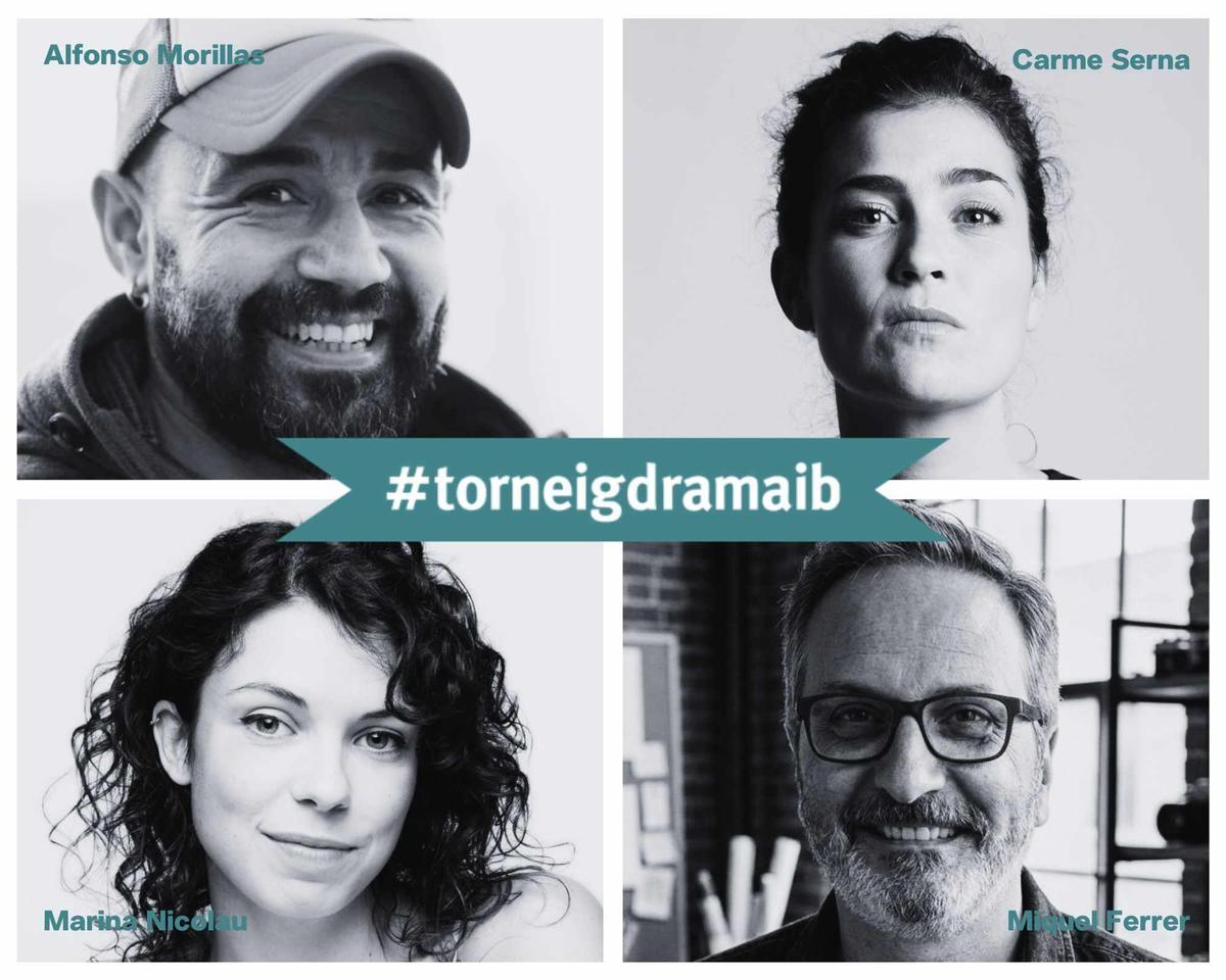 Los cuatro autores que competirán en esta edición.