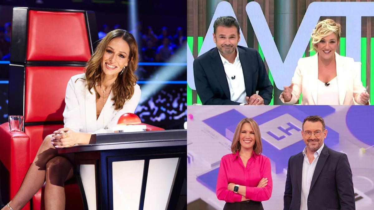 'La Voz' / 'Más Vale tarde' / 'La Hora de La 1'