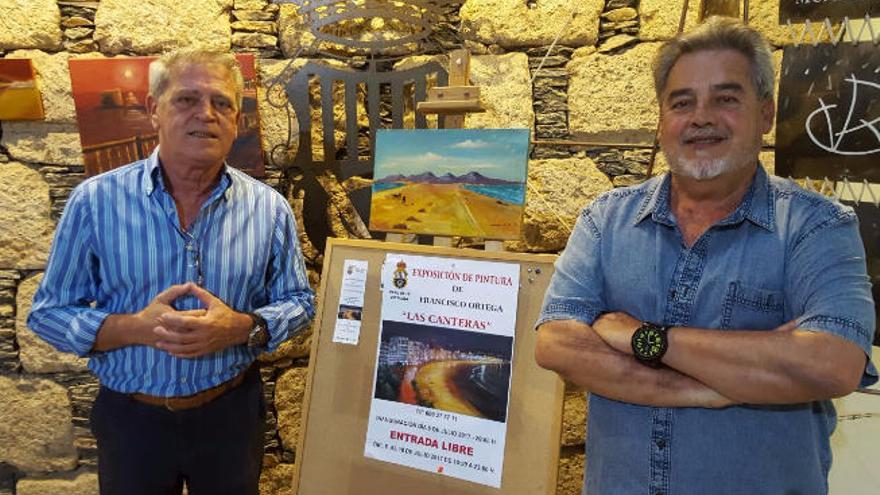 Francisco Ortega expone en el Victoria su obra dedicada a la Playa de Las Canteras