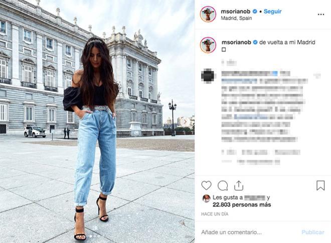 Look con vaqueros para Navidad de la 'influencer' Marta Soriano