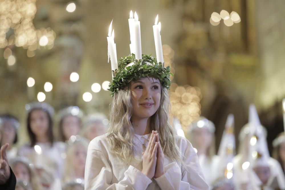 Santa-Lucía-Fest in der Kathedrale in Palma de Mallorca