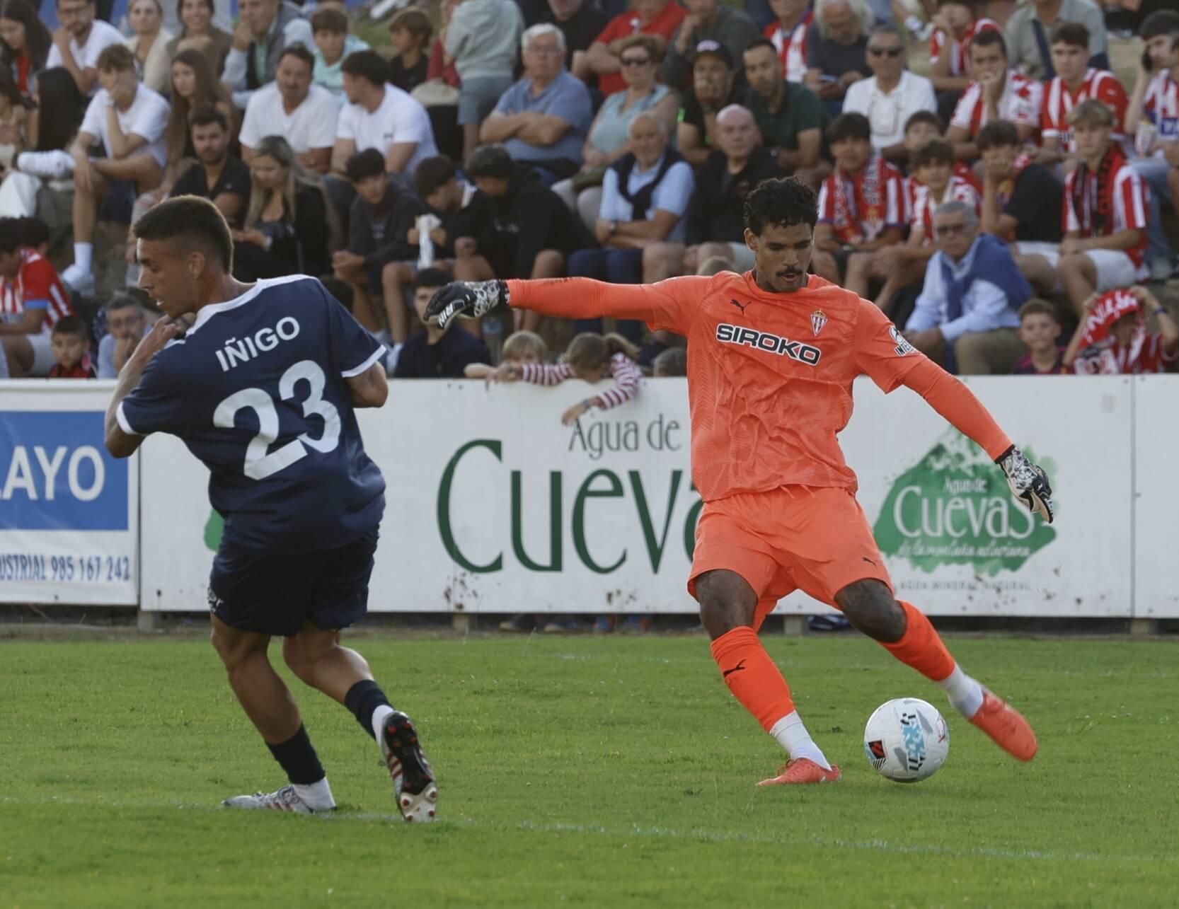 EN IMÁGENES: así fue el choque entre el Sporting y el Marino de Luanco