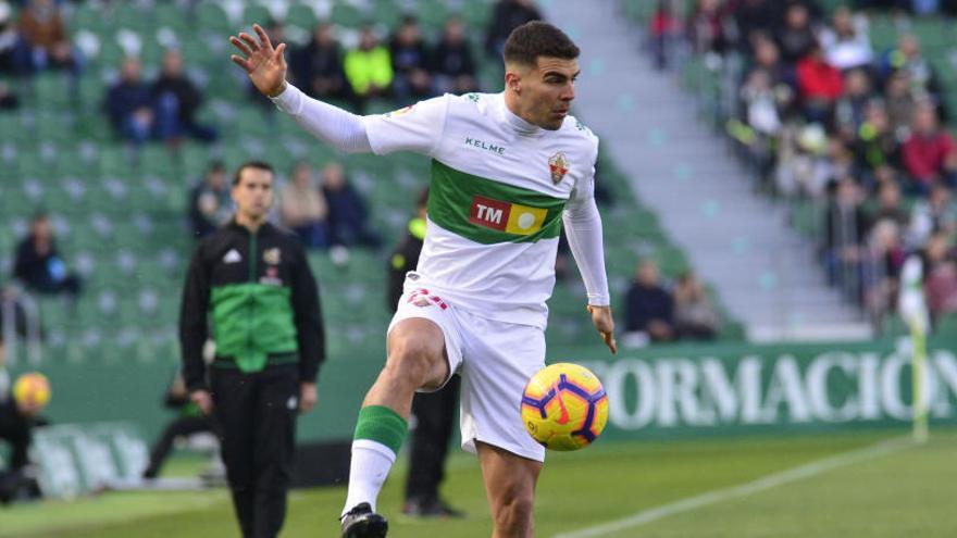 Alexander, durante el encuentro del sábado frente al Numancia