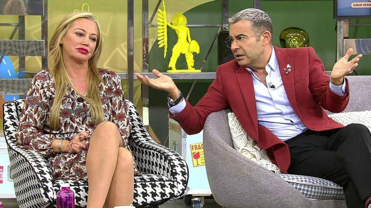 Belén esteban y Jorge Javier Vázquez en 'Sálvame'