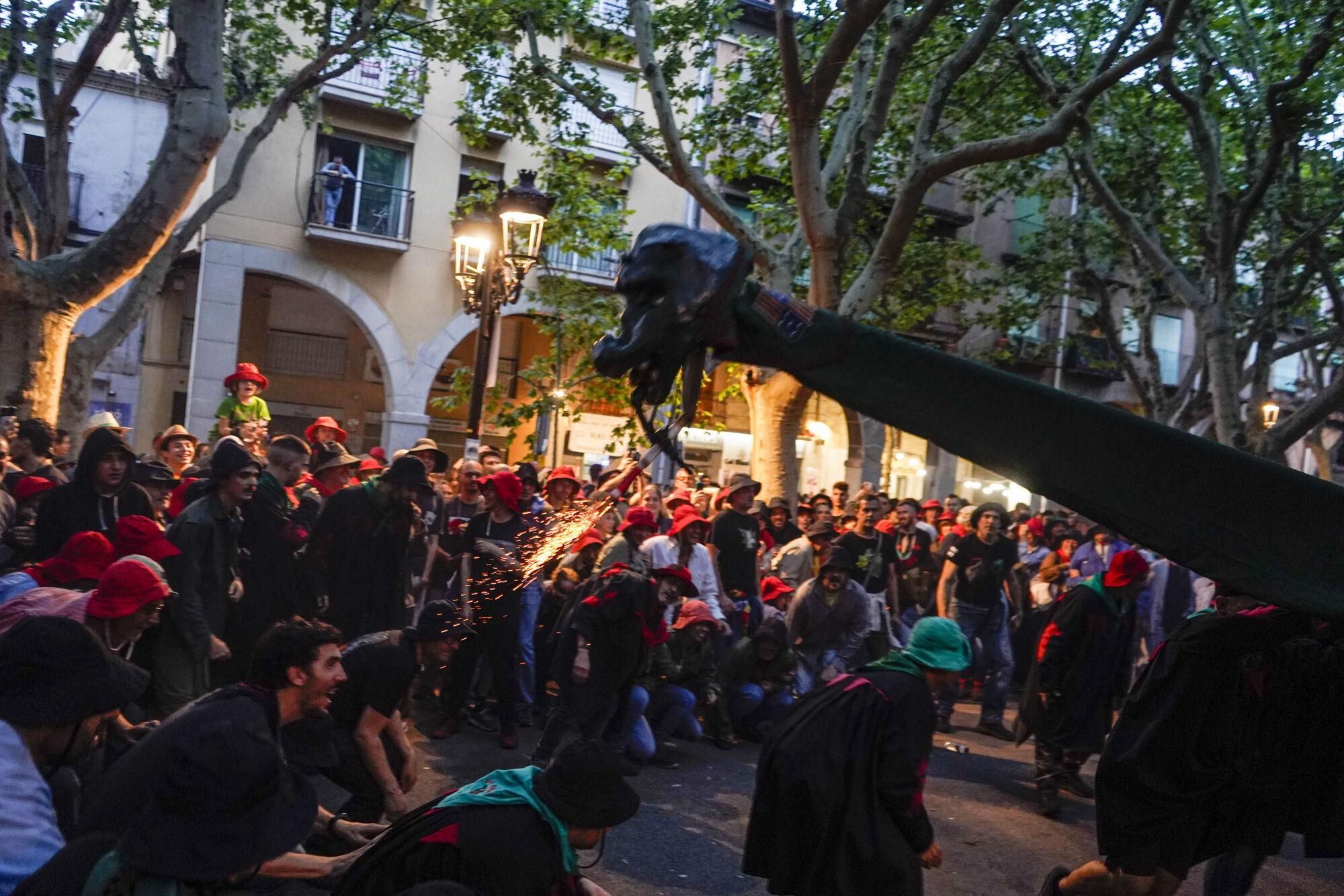 Passacarrers de Patum de dissabte