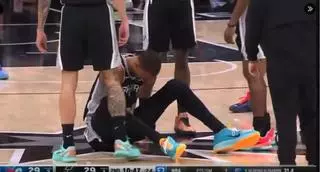 Alerta en los Spurs: preocupa Wembanyama