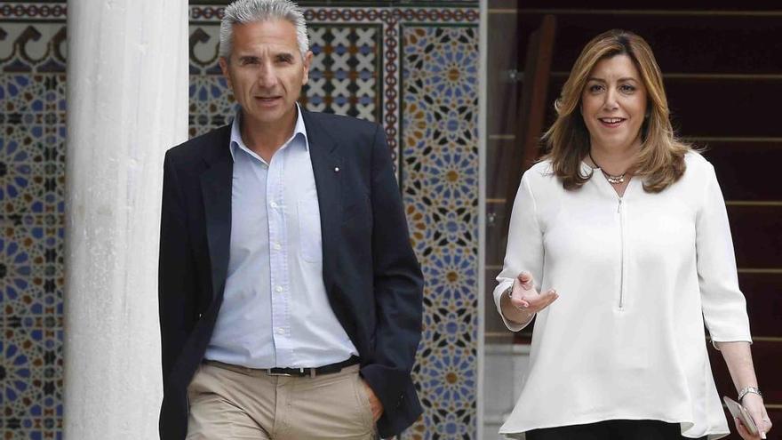 Miguel Ángel Vázquez y Susana Díaz.