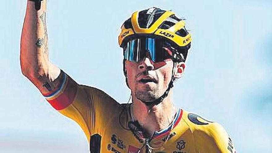 Primoz Roglic guanya l’esprint a Laguardia i ja és líder de La Vuelta