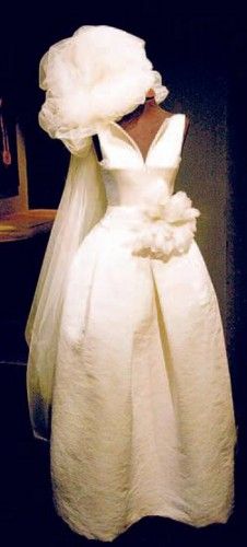 Un espectacular vestido de novia