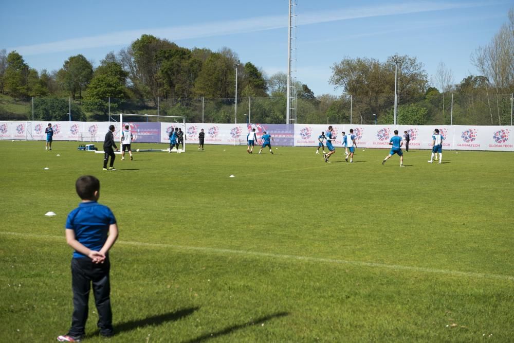 Entrenamiento del Real Oviedo