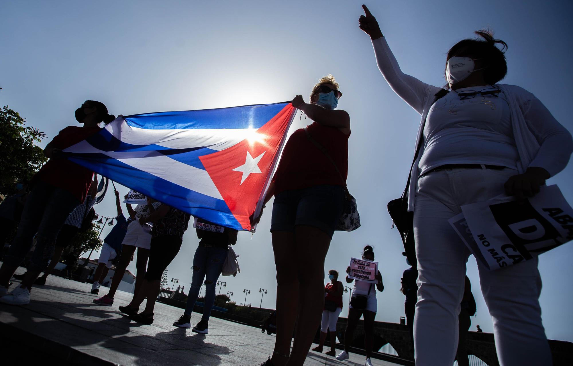 Manifestación por una Cuba libre