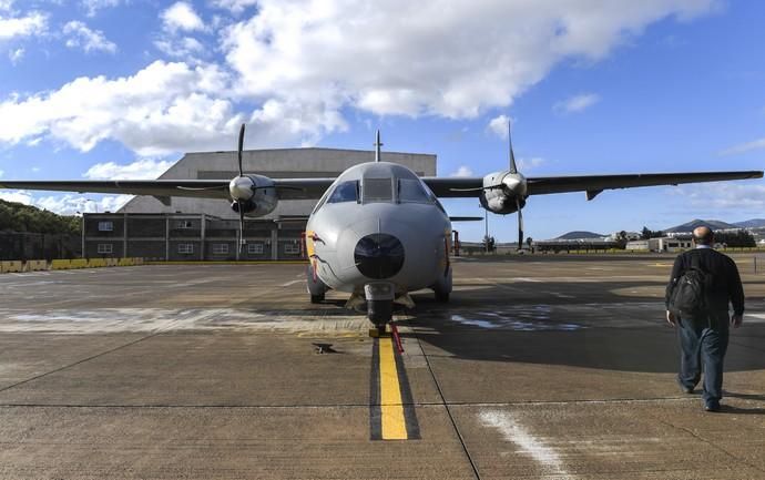 CANARIAS Y ECONOMIA 18-01-2019 BASE AEREA DE GANDO. TELDE-INGENIO. Ejército del Aire. Bienvenida del escuadrón del 10ª contingente del destacamento rappa en Sigonella.  FOTOS: JUAN CASTRO