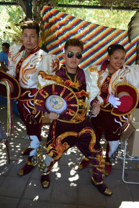 Homenaje a Bolivia en el Jardín de la Seda de Murcia