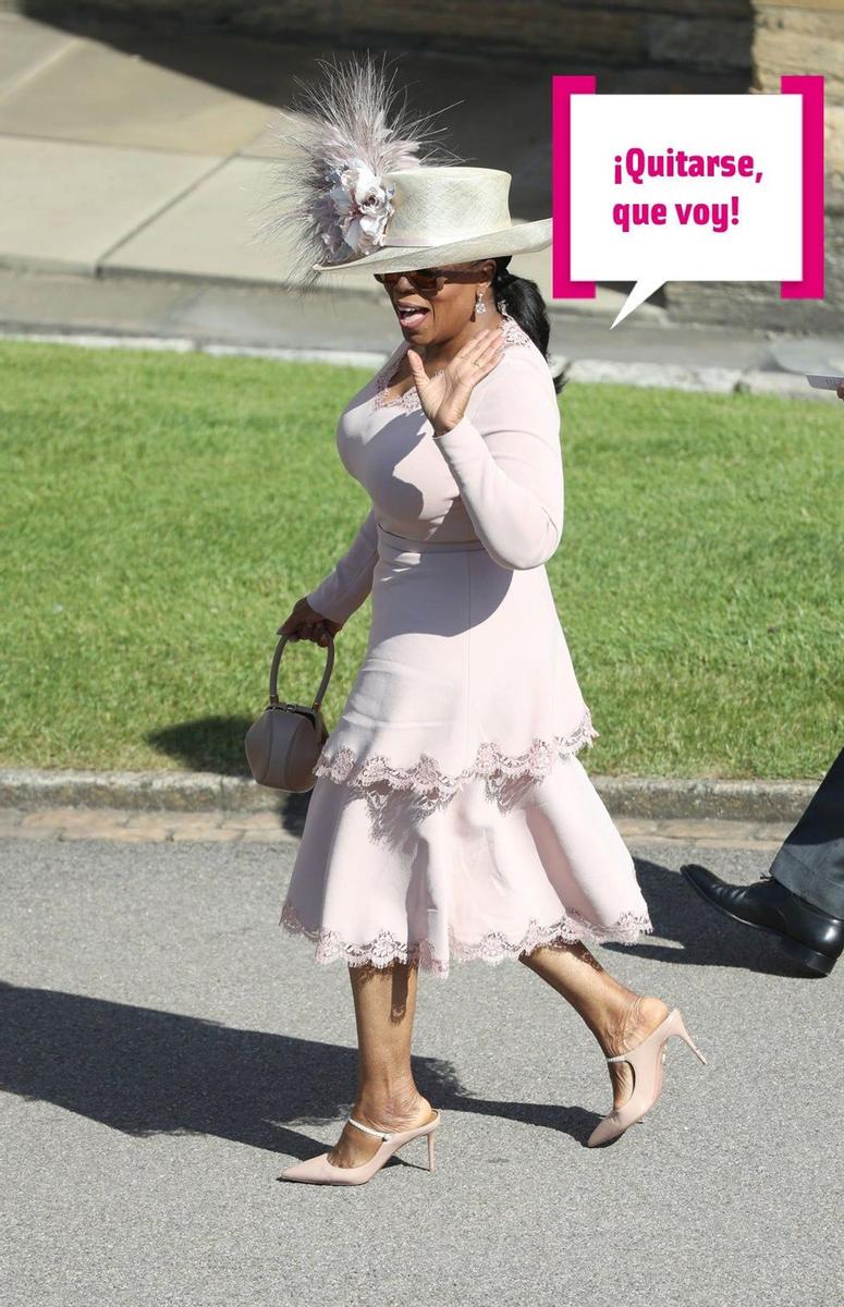 Oprah Winfrey en la boda de Meghan Markle y Harry