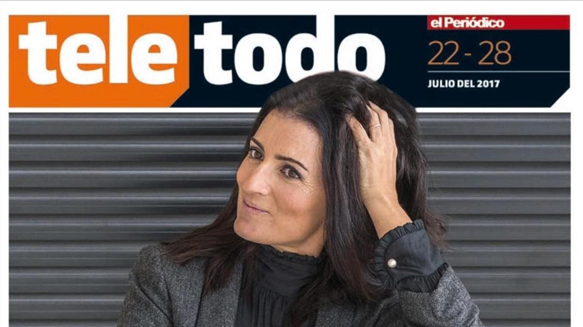 Sílvia Abril, en la portada del 'Teletodo'