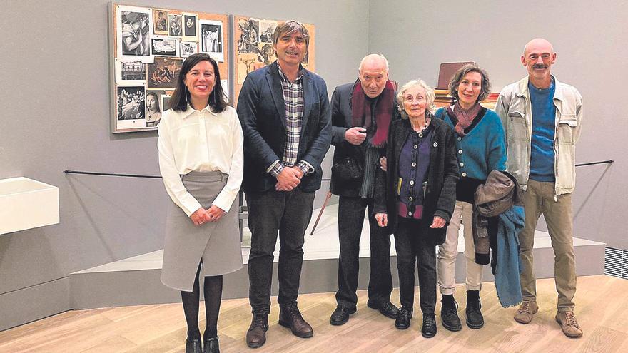 Luis Fernández recibe la visita más especial en el Bellas Artes