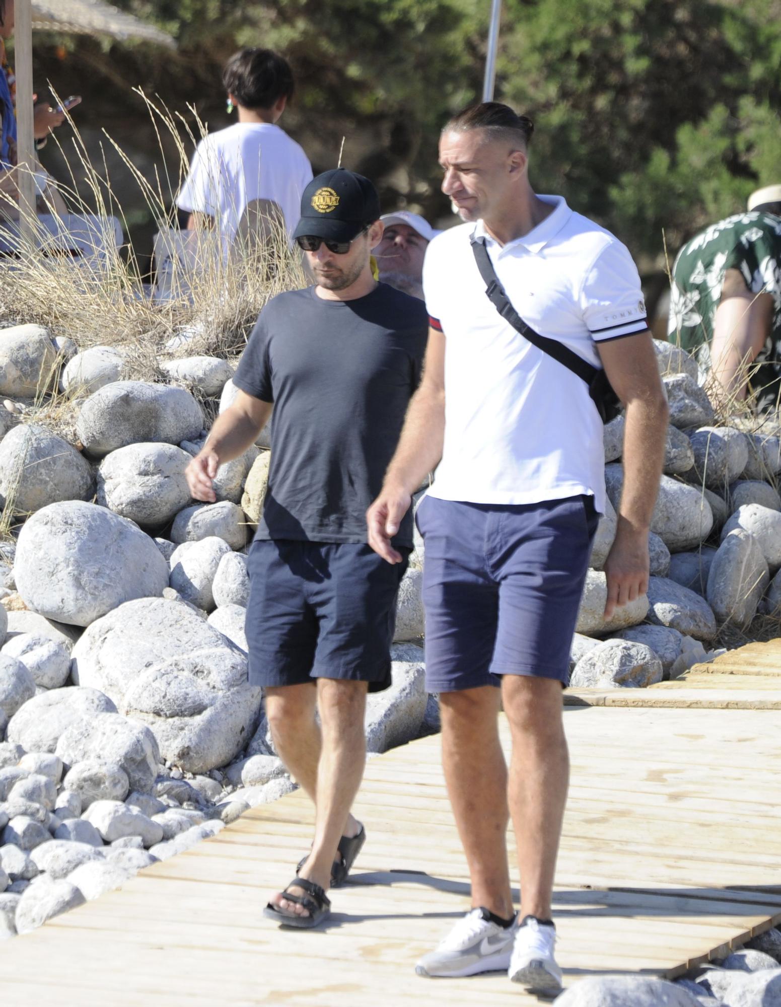 Todas las imágenes de Leonardo DiCaprio y Tobey Maguire juntos en Ibiza