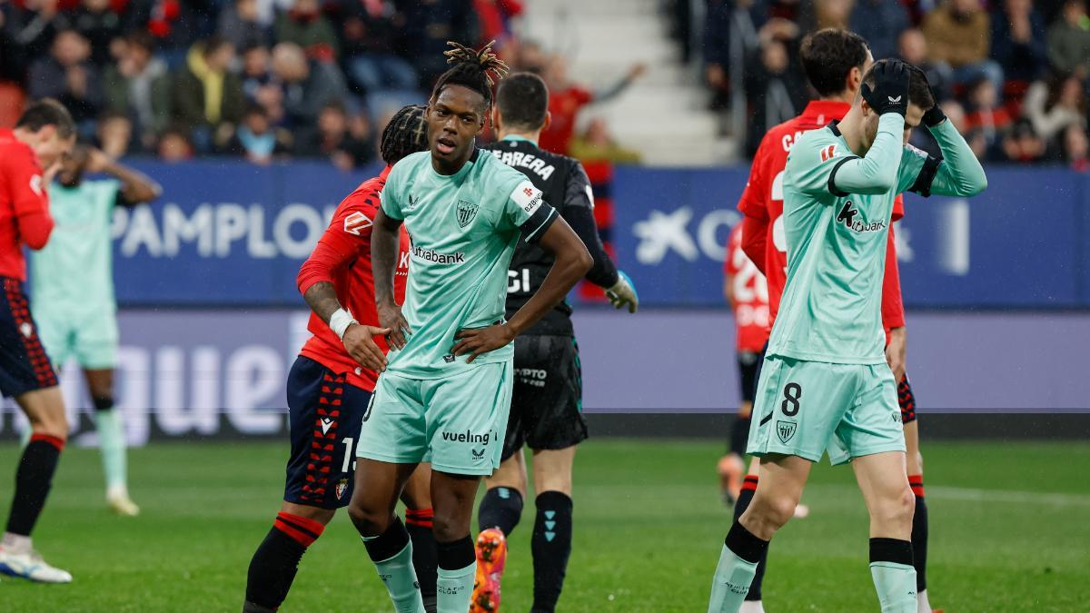 El Athletic Club afronta la Supercopa de España después de empatar ante Osasuna en el anterior compromiso liguero