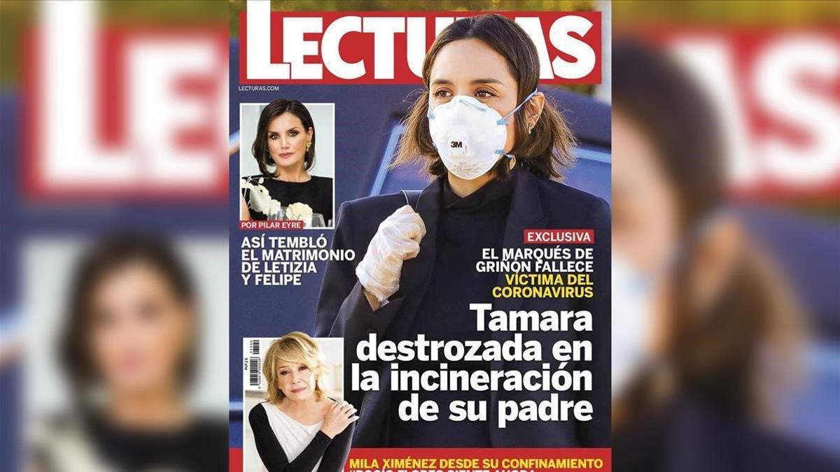 Tamara Falcó, destrozada en la triste y solitaria incineración de su padre