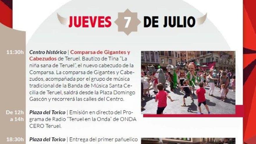 Fiestas de Teruel - Comparsa de Gigantes  y Cabezudos