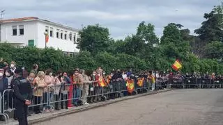 Valencia de Alcántara recibe al Rey entre ovaciones y aplausos