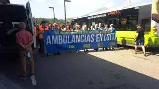 La huelga de las ambulancias arranca con una denuncia de la patronal: "Más de 50 ataques"