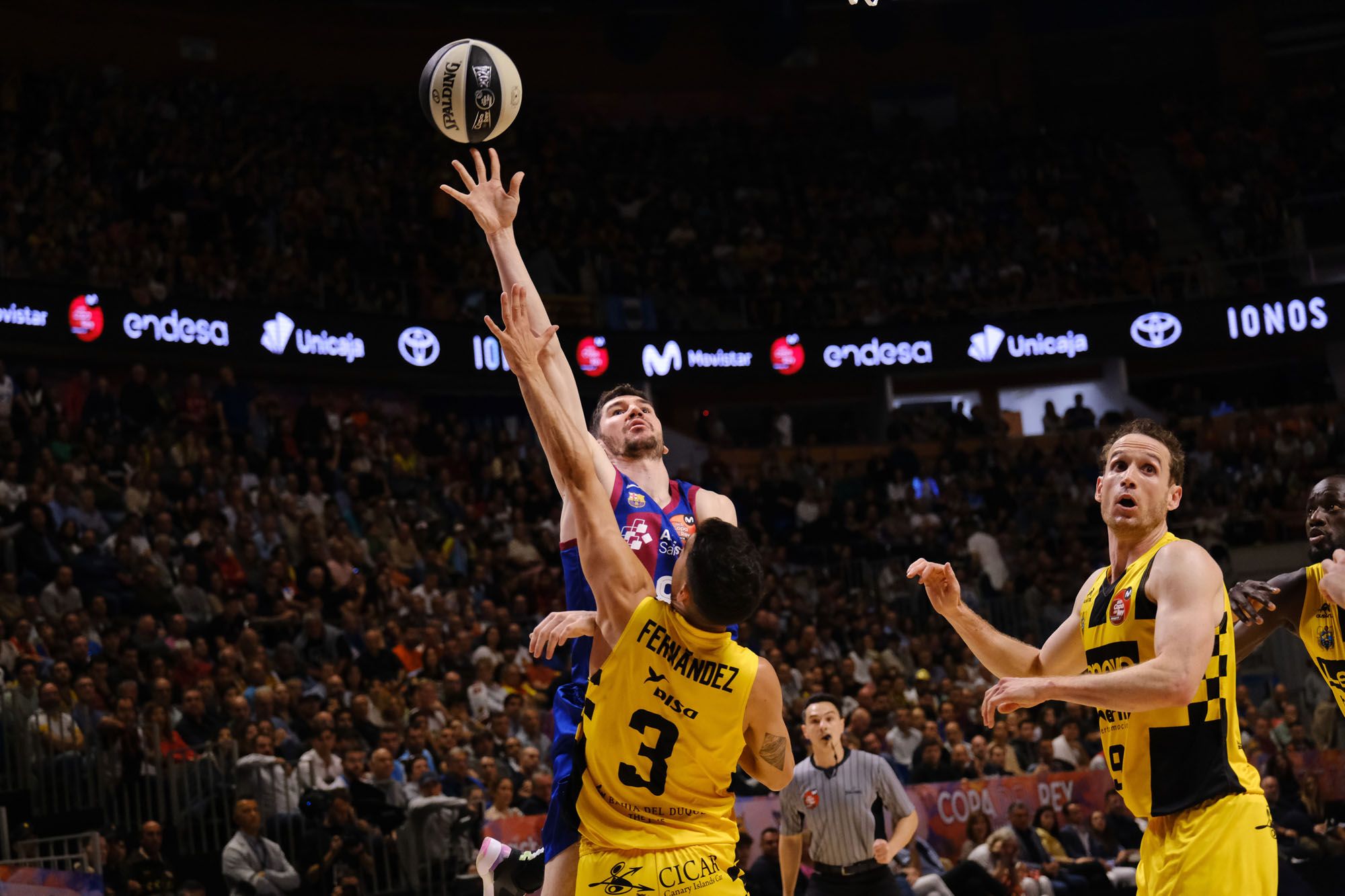 Barcelona - Lenovo Tenerife, semifinal de la Copa del Rey 2024.