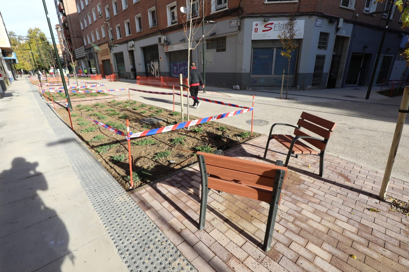 Peatonalización de la calle Santiago Lapuente de Zaragoza