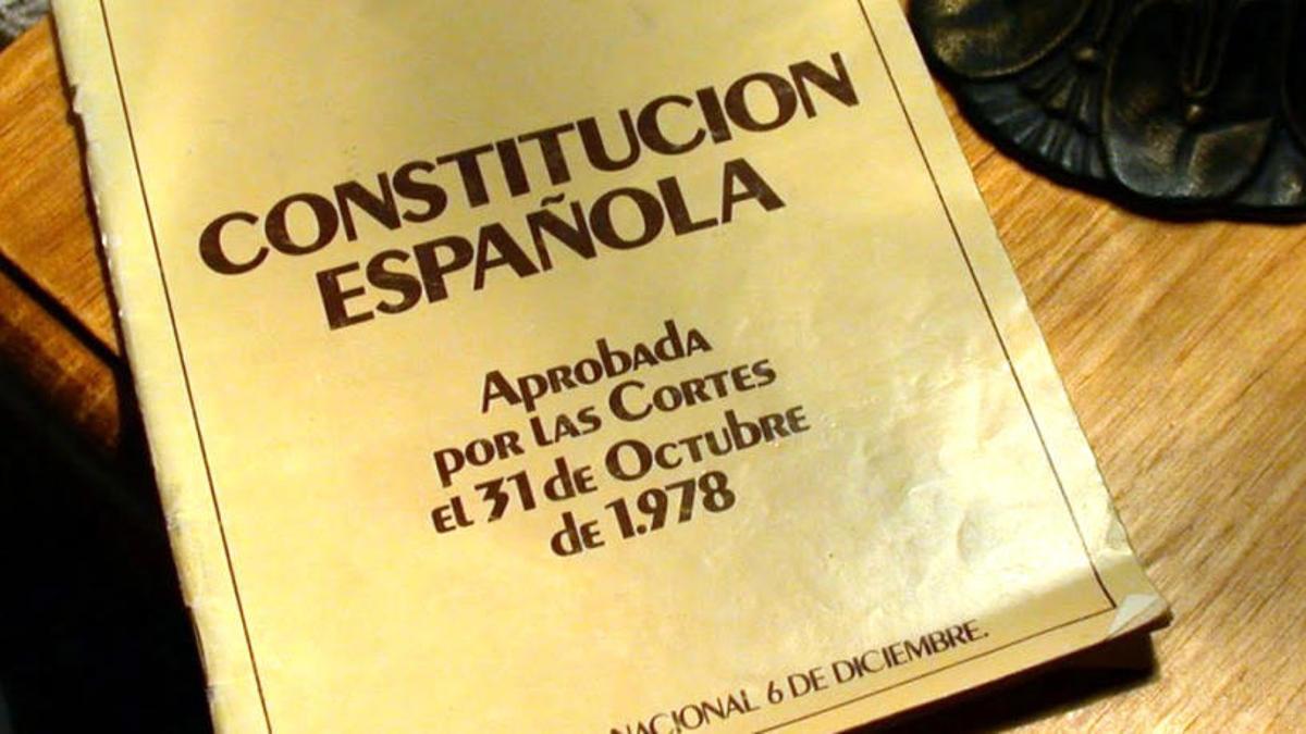 Imagen de archivo de la Constitución de 1978.