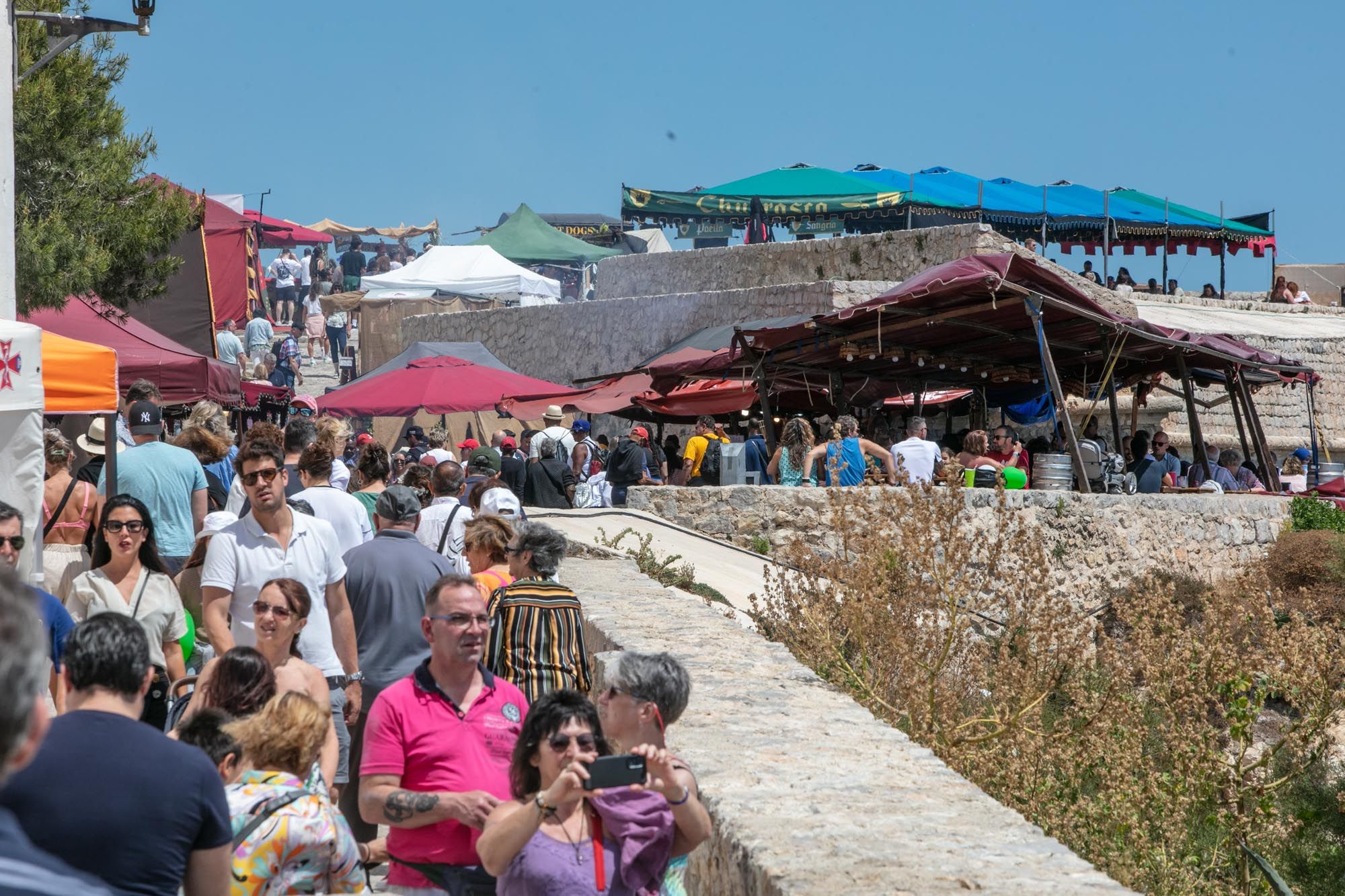 Última jornada de la Feria Ibiza Medieval 2023