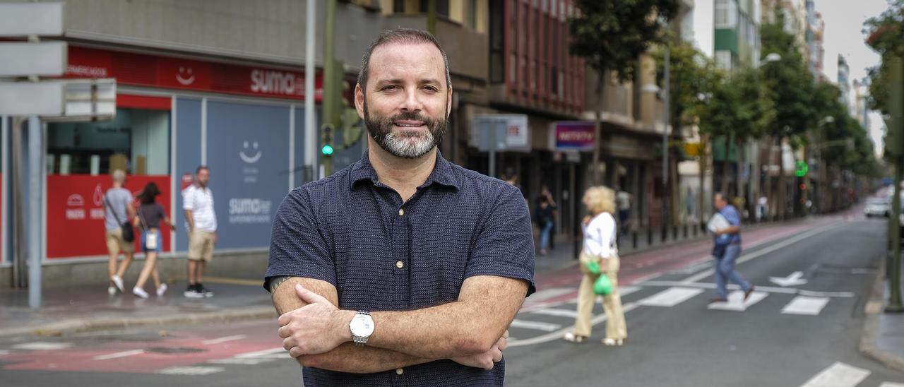 Héctor Calderín, de la asociación de empresarios de Arenales