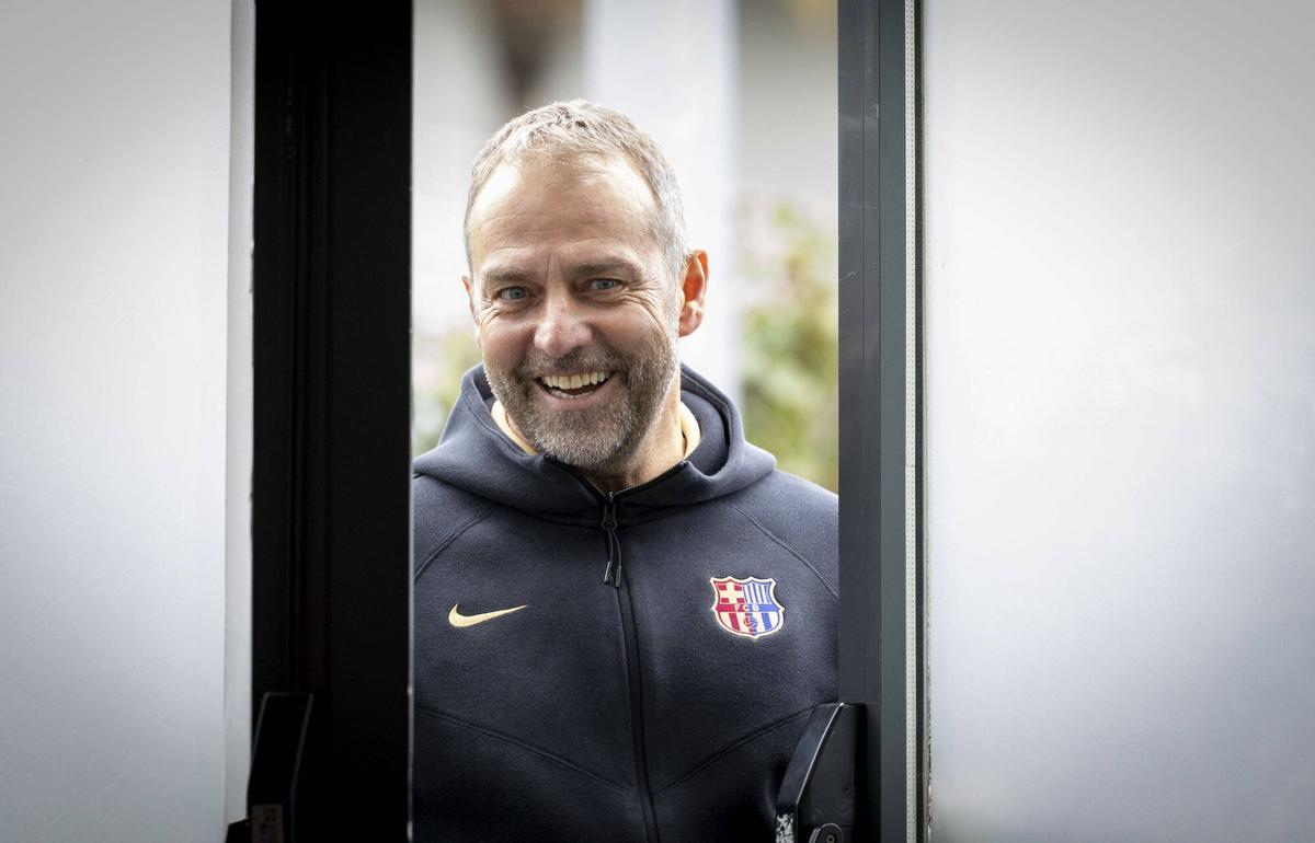 Hansi Flick, entrenador del Barcelona