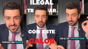 Miguel Benito, experto en derecho laboral, explica cuál es la temperatura máxima a la que tiene que estar tu centro de trabajo.