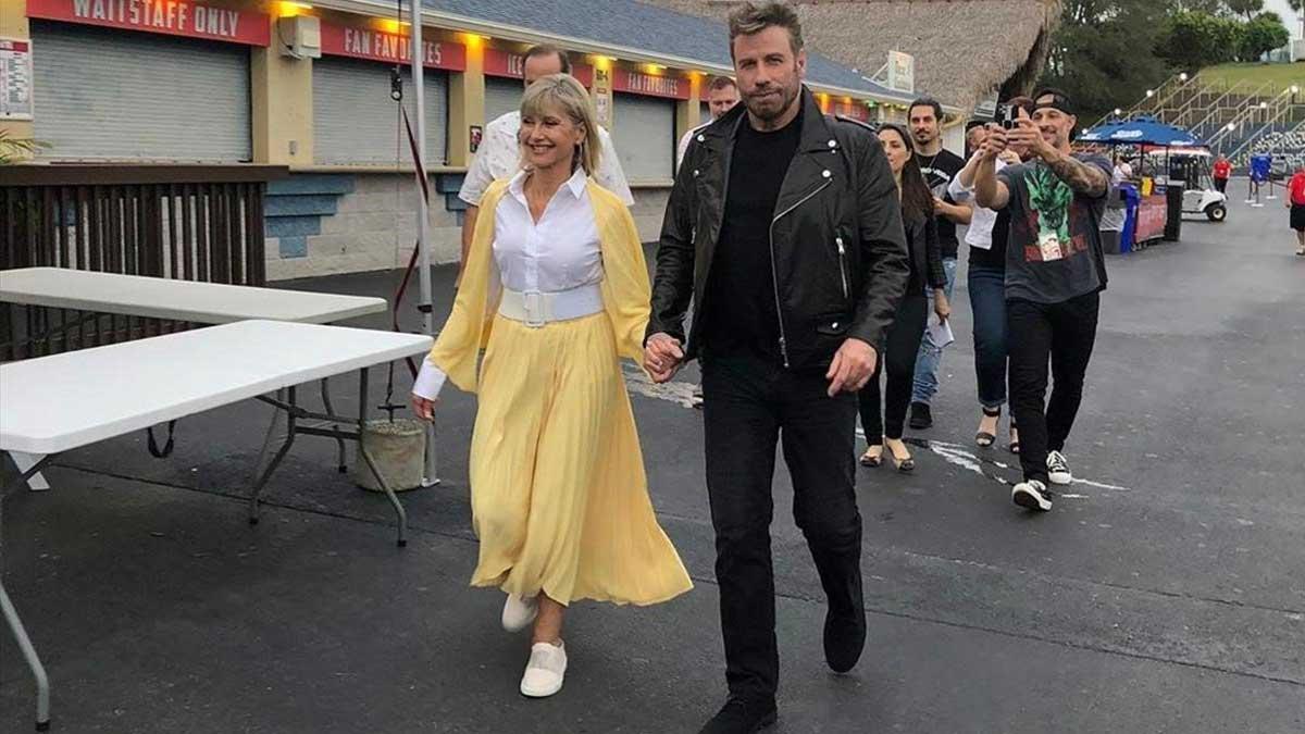 Olivia Newton-John y John Travolta vuelven a vestirse de 'Grease' 41 años después