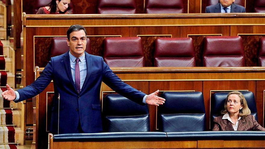 Pedro Sánchez tornarà avui al Congrés dels Diputats.