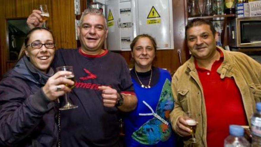 Un brindis en familia