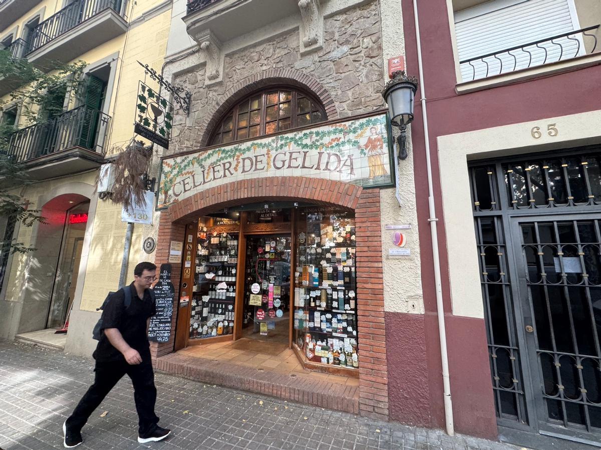 Celler de Gelida, de la calle Vallespir, bien lejos de la Sagrada Família.