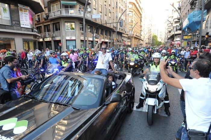 Recepción de Valverde en Murcia