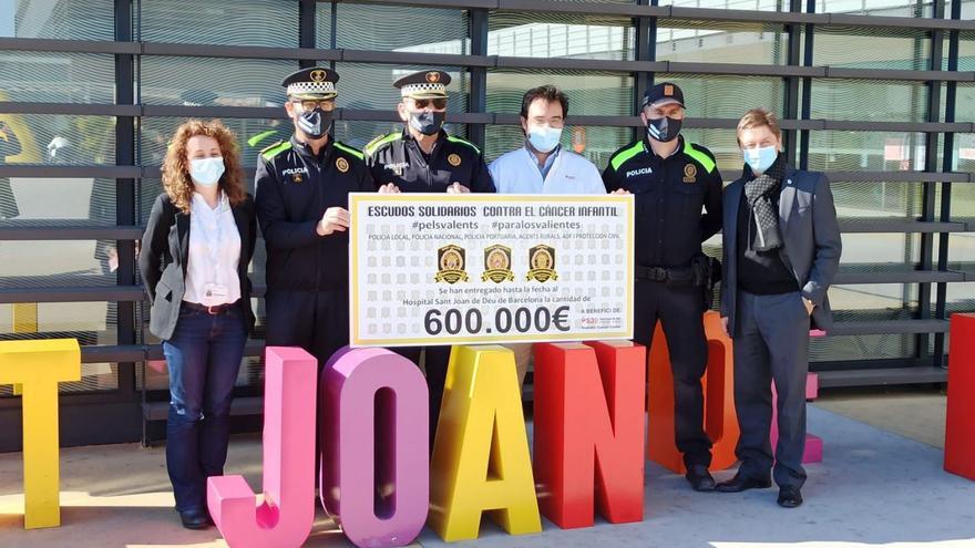 La policia de Caldes entrega 600.000 euros a l’Hospital Sant Joan de Déu
