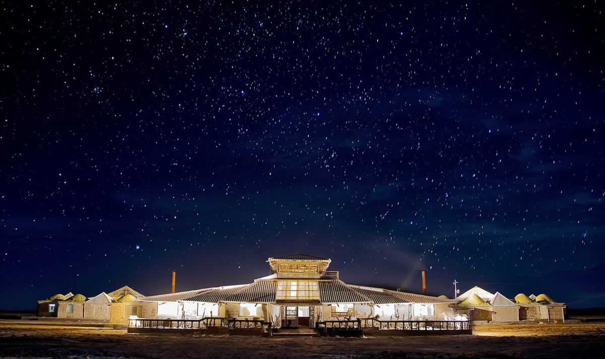 Hotel Palacio de Sal en el Salar de Uyuni, Bolivia