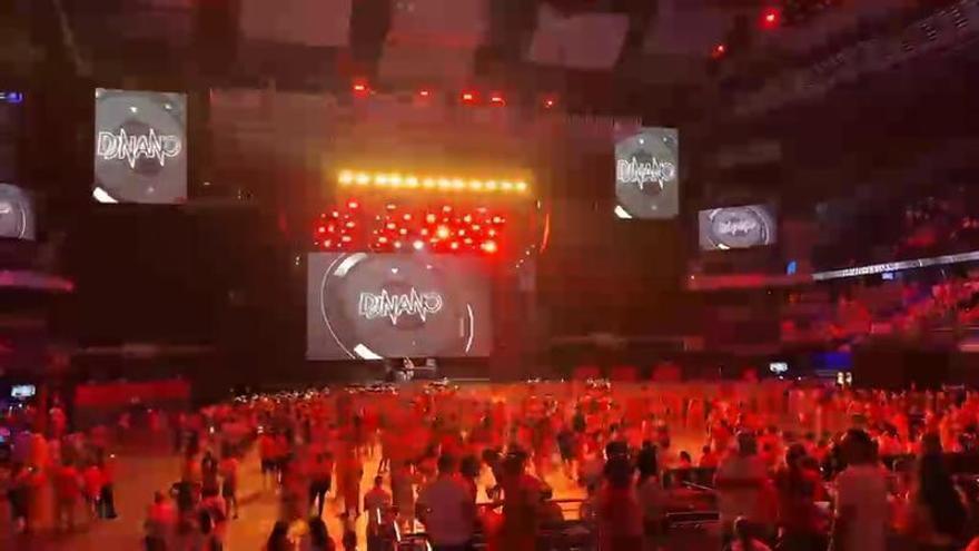 La fiesta por la final del Mundial en el Movistar Arena de Madrid