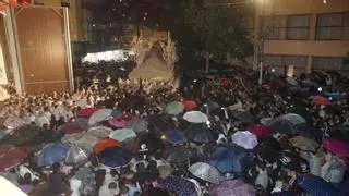 Prendimiento y Huerto apostaron por salir... y llovió