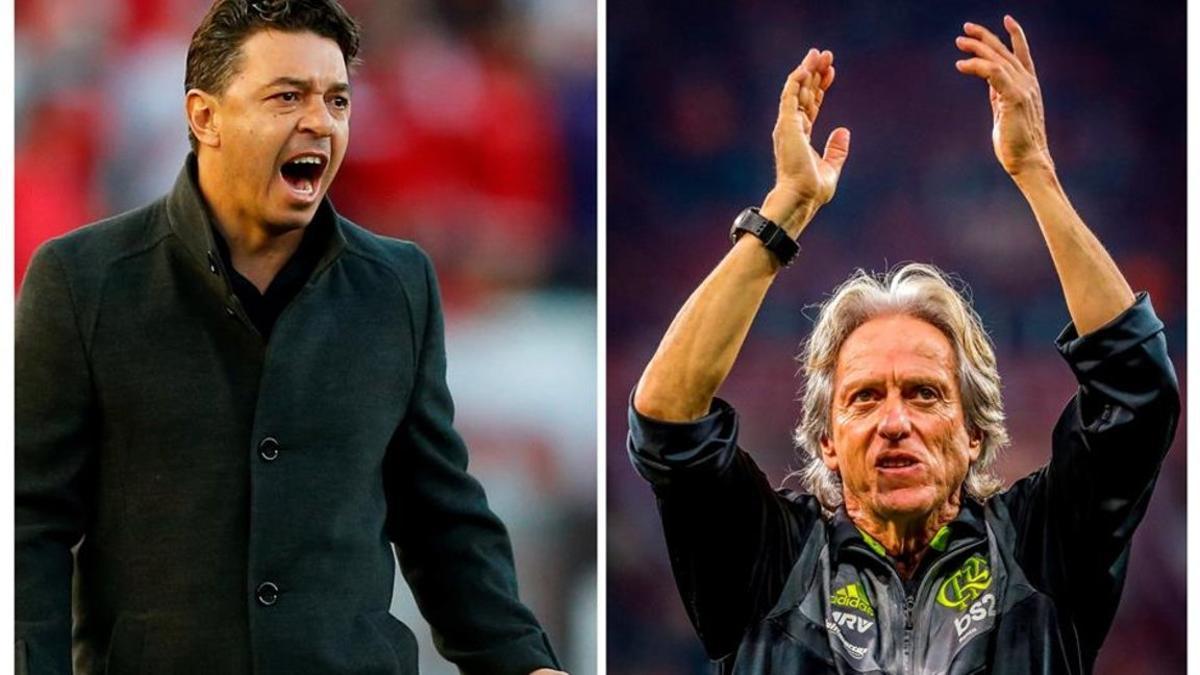 Marcelo Gallardo y Jorge Jesus lanzaron las alineaciones del partido